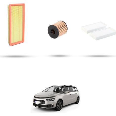 Kit tagliando 3 filtri compatibile con Citroen C4 Space Tourer 1.6 THP 133kw dal 2018 (1/5)