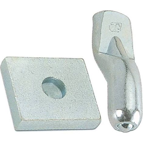 BS PIASTRA CON PERNO PER CARDINE MM. 20 COMBI ARIALDO BS 5,0
