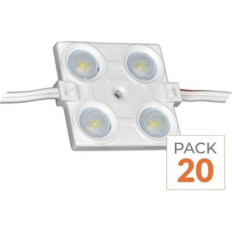 Module LED 2.4W SMD 2835 12V IP65 pour Enseigne Commerciale (Pac