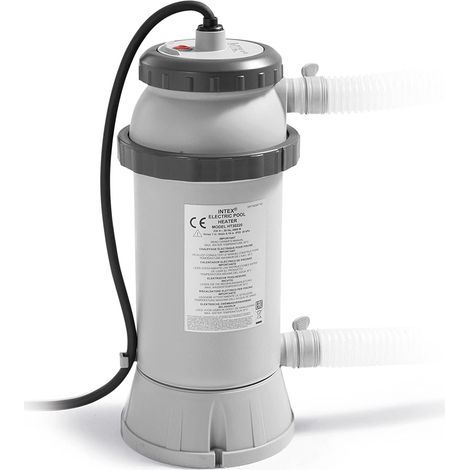 28684 - Réchauffeur électrique pour piscine hors sol, dimensions maximales 457 cm, plastique, gris (1/4)