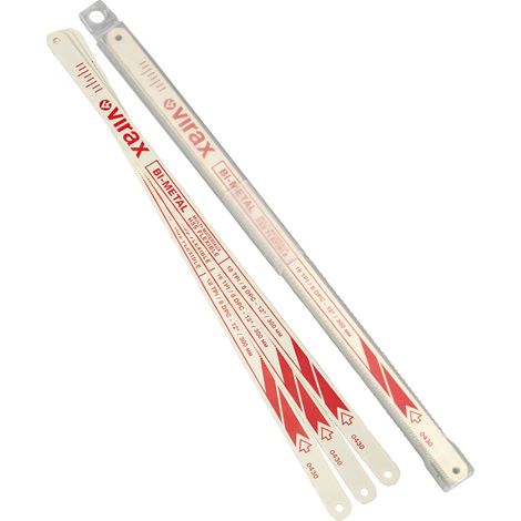 Lame de scie à métaux - 10 dents - Acier spécial HSS - Virax (1/3)