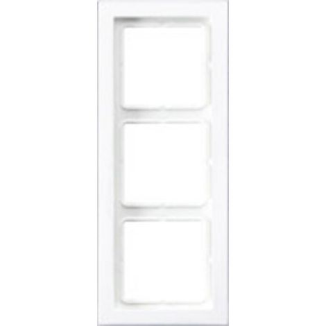 Jung 3 scomparti Telaio di copertura Coperchio Bianco LSD983WW 1 pz. (1/2)