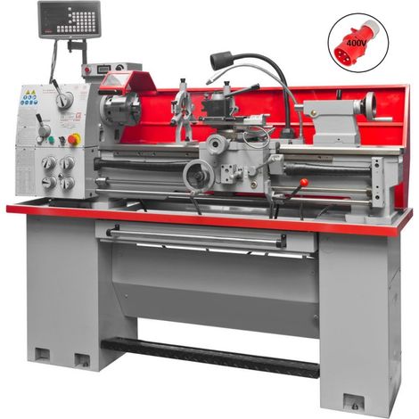 Tornio parallelo da ferro metallo con visualizzatore 400v Holzmann ed1000fbdig