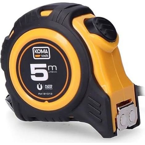 Mètre ruban - Koma Tools - Standard - Multicolore - 6,73 x 3,85 x 6,5 cm - Référence S7921045 (1/4)