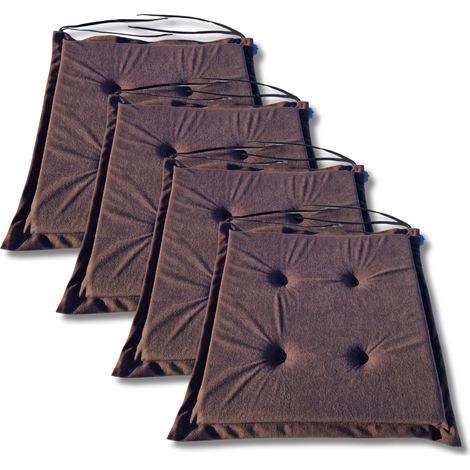 Cojines para silla 40x40x3 cm 1021 - juego de 4 (1/5)