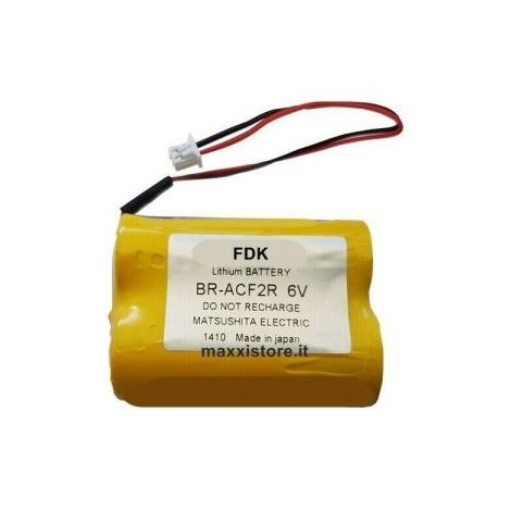 FDK Batteria TELEPASS BR-ACF2R 6V Litio Sanyo 2CR17450-R 2200mAh