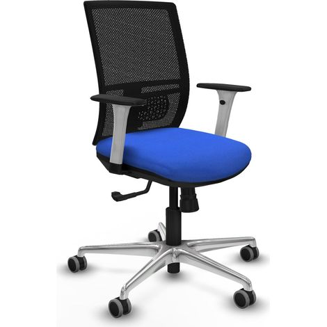 Chaise de bureau piqueras y crespo Yunquera noir maille (1/2)