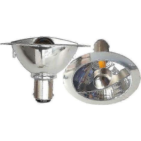 ampoules LED AR70 à réflecteur. 3 W. 12 V. BA15D. blanc chaud 2700 K. équivalent halogène 25 W. longue durée de vie (1/5)