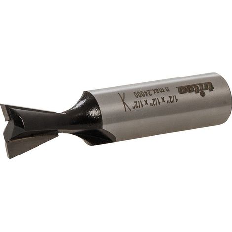 FRESA A CODA DI RONDINE 1/2" LEGNO FALEGNAMERIA PUNTA FRESE GIUNZIONE 782 SILV