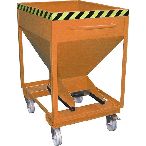 Bauer Südlohn Silos SRE-D 375, peint, orange jaune