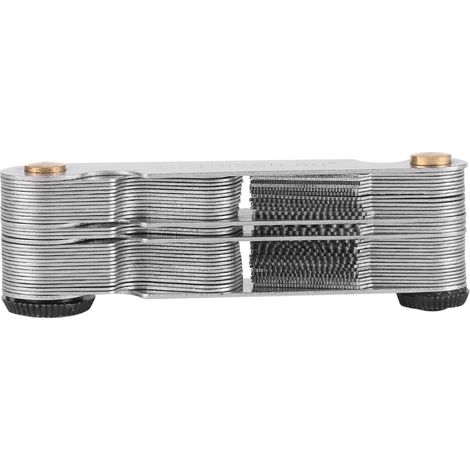 Jeu de 58 lames calibre filetage Whitworth et métrique système pouce acier inoxydable