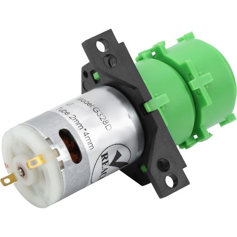 Peristaltische Doppelkopfpumpe Mini-Dosierwasser für viskose und nicht viskose Flüssigkeiten, 2x4mm Schlauch (DC24V) (1/5)