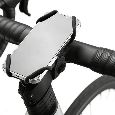 Supporto per cellulare da bicicletta, ultra stabile, compatibile con telefoni da 7,2 pollici, per biciclette, moto e scooter, compatibile con iPhone 15/16 Pro Max (1/5)