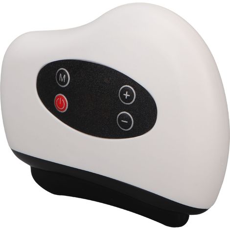 Planche de massage Gua Sha vibrante et chauffante à 12 vitesses, appareil de massage portable pour le dos et les méridiens, idéal pour les soins à domicile et les compresses chaudes du visage. (1/5)