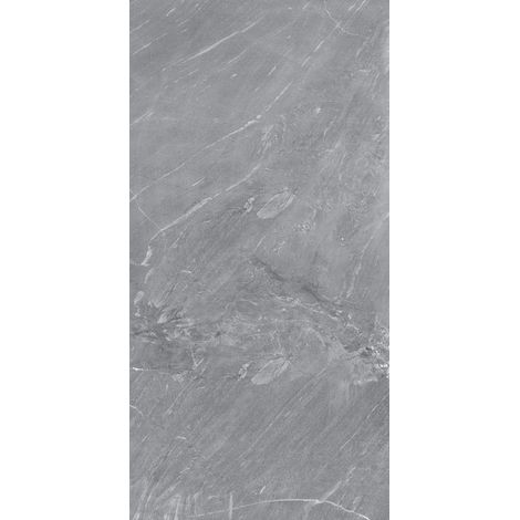 Carrelage sol / mur effet marbre gris NEPTUNE GREY l.60 x L.120 cm Mat LIMCARO (1/4)