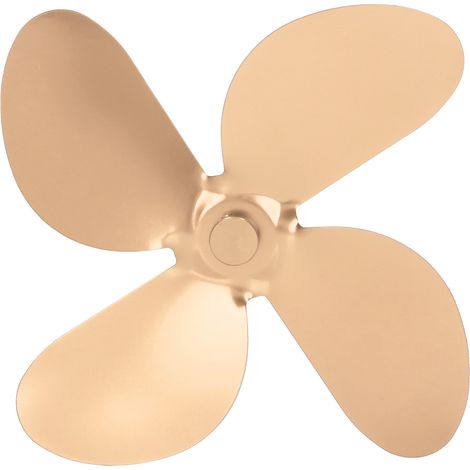 Set mit 4 Ofenventilatorflügeln aus Aluminiumlegierung, inklusive vergoldeter Ersatzschrauben und Inbusschlüssel (1/5)