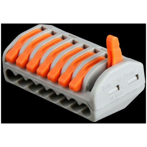 10pcs Connecteur Electrique, 222-418 Bornes Electriqu, Bornes de Connexion avec 8 Levier de Commande (1/3)