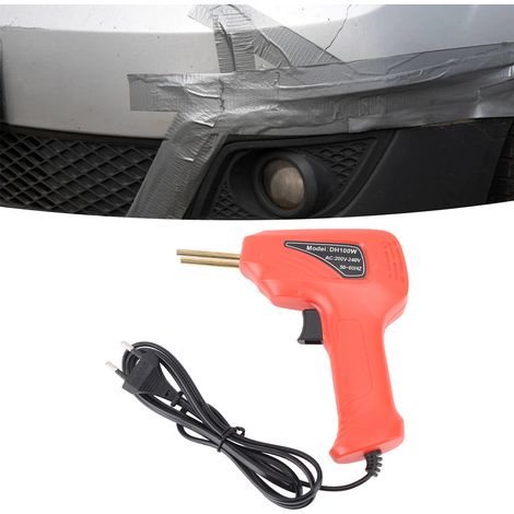Machine à souder le plastique 50W, fil chauffant, machine de réparation de pare-chocs, outils de soudage plastique, pistolet de soudage, norme européenne 200V-240V, rouge. (1/5)
