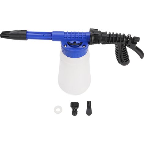 Mousseur pour lave-auto à pression d'air sans marque modèle universel ABS 340g compatible tuyau d'arrosage nettoyage rapide voiture camion bateau (1/5)