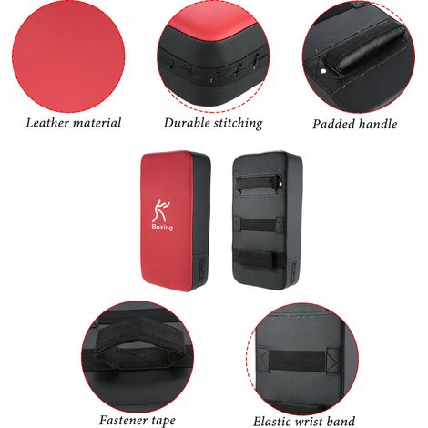 SUNGOOYUE Kampfsport-Pad für Taekwondo, Karate, Kickboxen, leichtes, kompaktes Design mit verstellbaren Riemen, verschleißfestes technisches Leder für das Training zu Hause