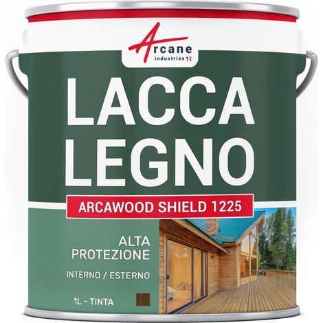 Impregnante legno per esterno trasparente - ARCALASURE HYDRO - 1 L Wengé - ARCANE INDUSTRIES (1/5)