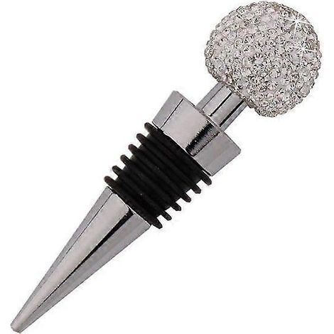 Dekorative Weinstopper, wiederverwendbare Flaschenverschlüsse für Getränke, ideal für Bars, als Geschenk, für Partys und als Küchendekoration. Farbe: Blau. (1/5)