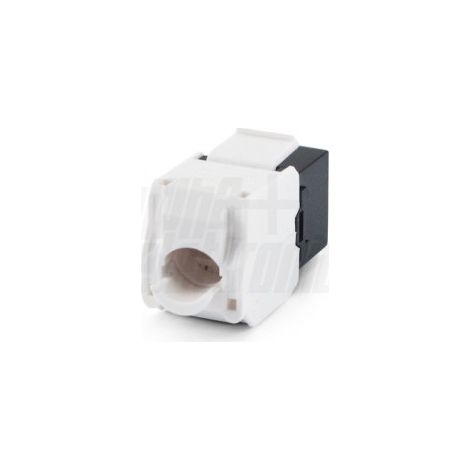 Alpha eletronica presa keystone cat6 utp nera a pressione alpha elettronica 96-301n connettore rapido