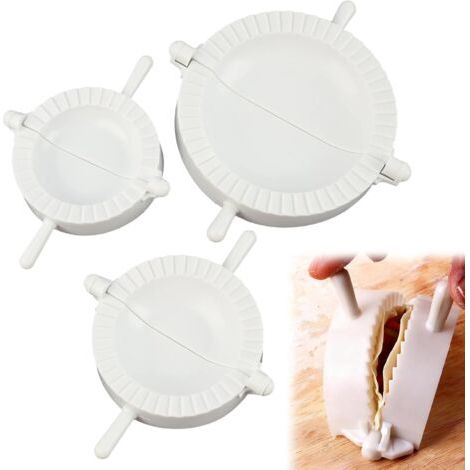 Lot De 3 Moules À Raviolis En PP Alimentaire – Pour Raviolis, Empanadas, Mini-Chaussons Et Desserts, Pratiques Et Faciles À Utiliser, Lavables Au Lave-Vaisselle,machine A Dumpling,moule À Empanadas (1/5)