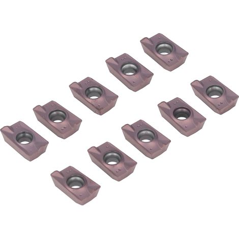 10 Plaquettes de tournage carbure APMT1604PDER-MO2, vitesse de coupe rapide, fraisage CNC, revêtement multicouche, précision élevée, lot de 10. (1/5)
