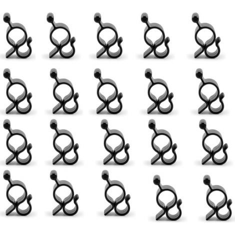 20 Stück Markisenclips Lichterkettenclips Seillichterhaken