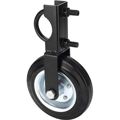 Roulette de portail de ferme pour clôture coulissante de ranch - Support de roulement lisse - Facile à installer - Noir - Lot unique - Stable et silencieux - Utilisation intégrée (1/5)