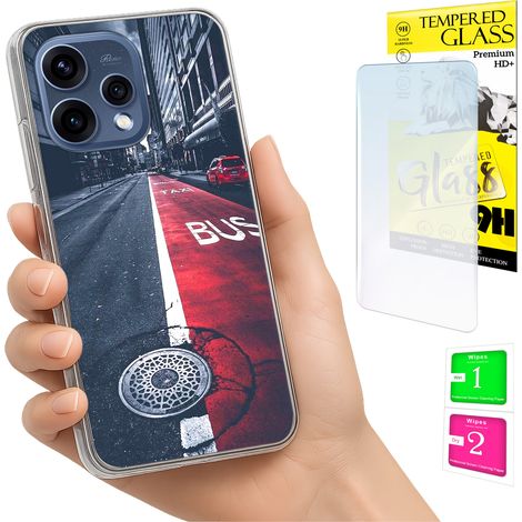 Funda para Oppo Reno 15 5G con cubierta para foto y tapa trasera + cristal 9H (1/5)