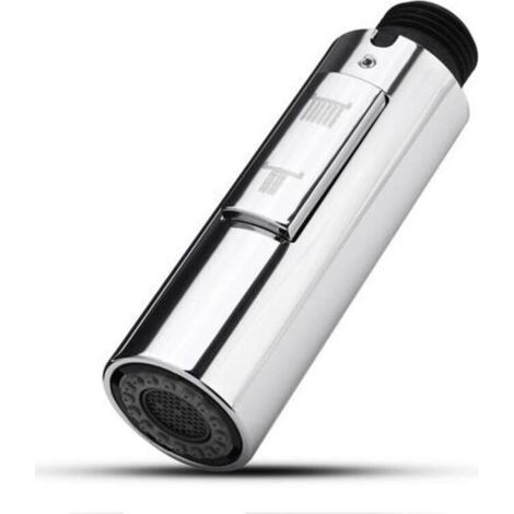 Embout Robinet Cuisine de Rechange DouchetteTête de Robinet Amovible Universelle G1/2 Acier Inoxydable SUS304(galvanoplastie) (1/5)