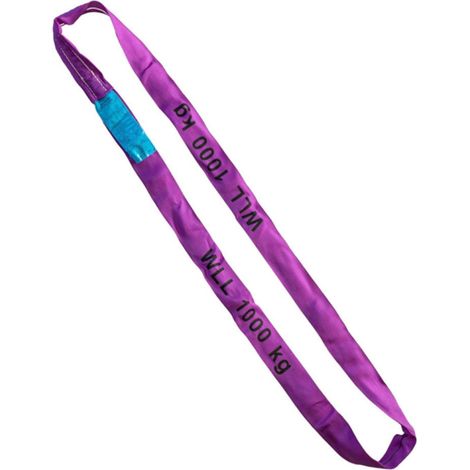 Sangle élingue ronde sans fin 3m - 1000kg - 1T - Violette