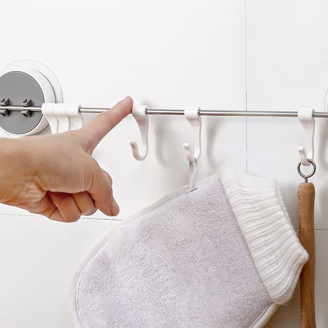 Hochleistungs-Saugnapfhaken, Vakuum-Handtuchhaken, Wandmontage-Handtuchstange und -halter ohne Bohren (1/5)