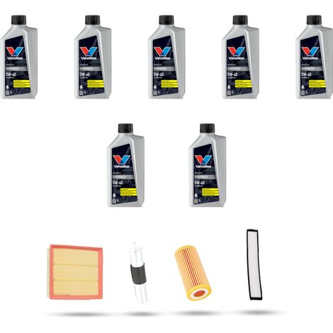 Kit tagliando 4 FILTRI e 7L OLIO compatibile con Bmw serie 3 (E46) 328i 142kw dal 1998 (1/5)