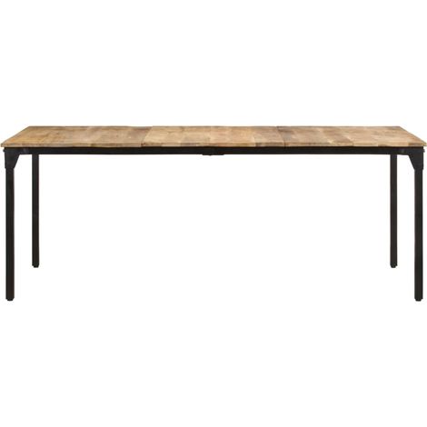 Maison Exclusive - Table de salle Ă manger 200x100x76 cm Bois de manguier solide (1/5)