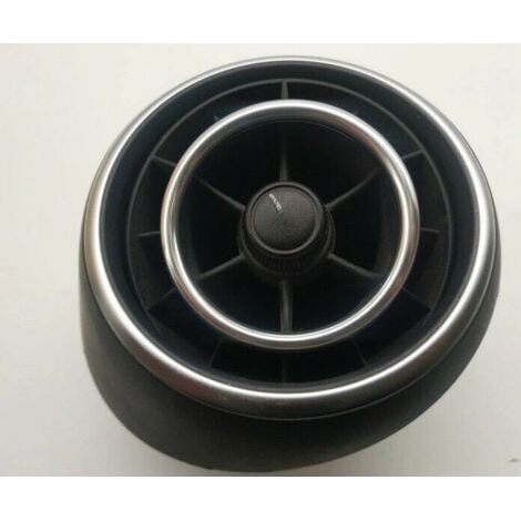 Garniture de protection de bague de ventilation de climatisation Audi A1 A1 Aluminium 14-17 Argent (1/4)