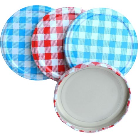 Vina Twist-Off-Deckel für Sturzgläser Karomuster Ø 82 mm
