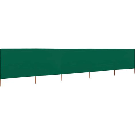 Paravent 5 panneaux Tissu 600 x 120 cm Vert