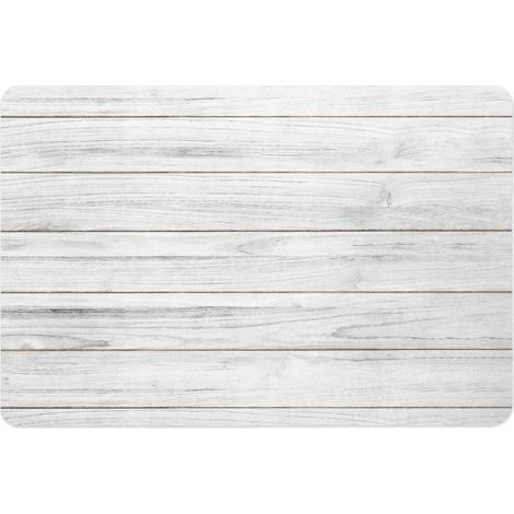 Tapis de Bain Diatomite "Agave" 40x60cm Gris (1/2)