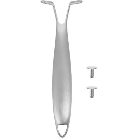 Mango extraíble de acero inoxidable, 23 cm