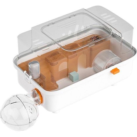 Tragbarer Transportkäfig für Meerschweinchen und Hamster, große tragbare Villa für Hamster, Reisekäfig für Haustiere im Freien (1/5)