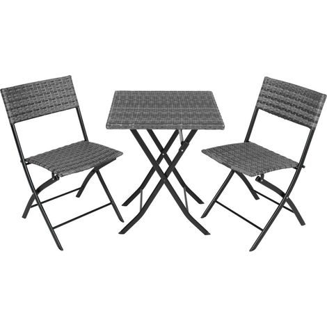 Conjunto de muebles de jardín gris para 2 personas 2108099 (1/5)