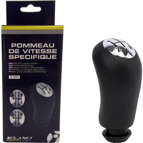 POMMEAU ADAPTABLE POUR RENAULT CLIO APRES 2006 (5/6 VITESSES)