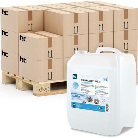 40x 10 L Demineralisiertes Wasser (1/5)