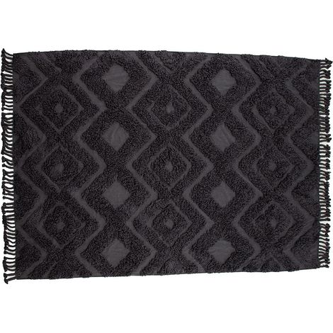 Hilma tapis 350x250cm gris foncé. (1/4)