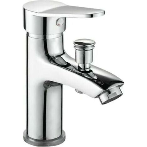 Mitigeur de douche Robinet de douche robinet monotrou à double usage chaud et froid Alliage, (1/4)