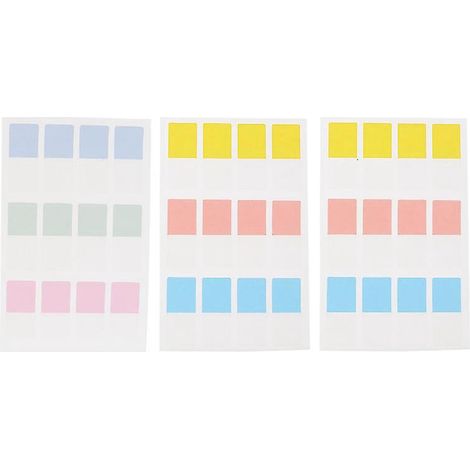 1 autocollant mémo coloré