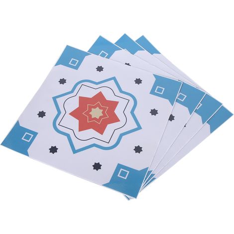 Lot de 4 stickers muraux imitation marbre 3D auto-adhésifs pour salle de bain, cuisine et chambre. (1/5)